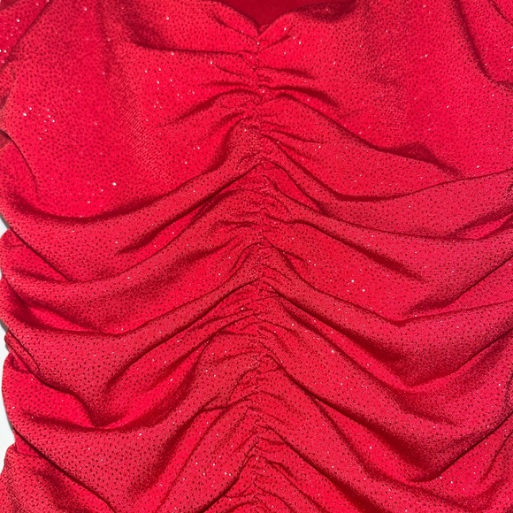 BRAND NEW, shimmery red, slim fitting dress size XXS from Lucy in the Sky - Picture 6 of 6